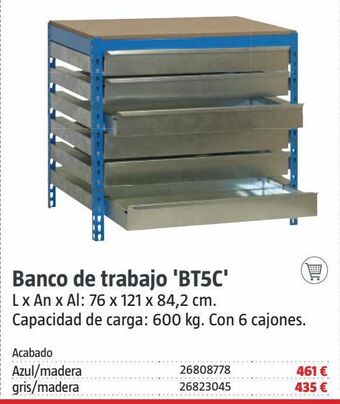Bauhaus Banco de trabajo oferta