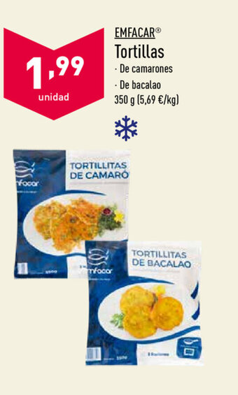 ALDI Emfacar Tortillas 350g oferta