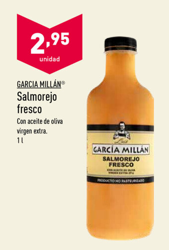 ALDI Garcia Míllan Salmorejo Fresco 1L oferta