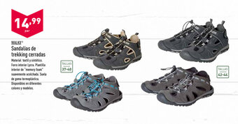 ALDI Walkx Sandalias de trekking cerradas oferta
