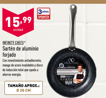 ALDI Infinity Chefs Sartèn de aluminio forjado oferta