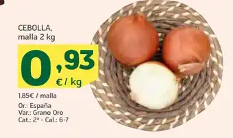 HiperDino Cebolla malla 2kg oferta