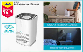 ALDI Cecotec Purificador total pure 1500 connect oferta