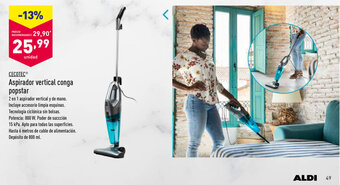 ALDI Cecotec Aspirador vertical conga popstar oferta