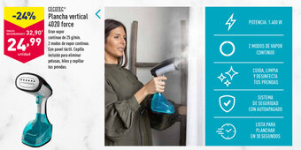 ALDI Cecotec Plancha vertical 4020 Force oferta
