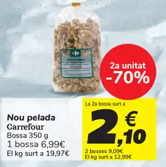 Carrefour Carrefour Nou pelada 350g oferta