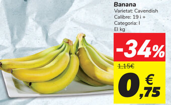 Carrefour Banana oferta