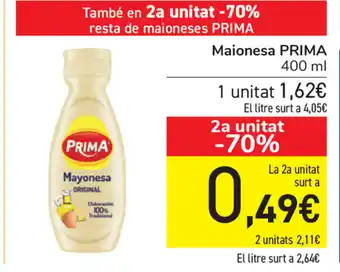 Carrefour Prima Maionesa 400ml oferta