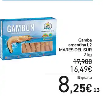 Carrefour Mares Del Sur Gamba argentina L2 2 kg oferta