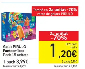 Carrefour Pirulo Fantasmikos Gelat oferta