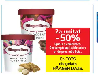 Carrefour Haagen Dazs els gelats oferta