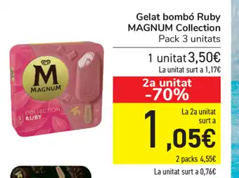 Carrefour Magnum Collection Gelat bombó Ruby oferta