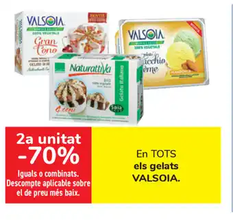 Carrefour Valsoia En Tots els gelats oferta