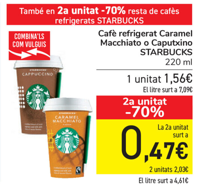 Carrefour) Café en grano espresso Starbucks 200 g. - Dmerka