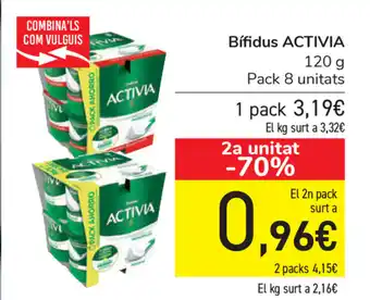 Carrefour Activia Bífidus 120g oferta