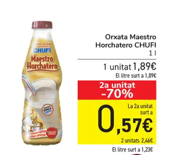 Carrefour Chufi Orxata Maestro Horchatero 1L oferta