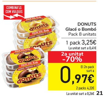 Carrefour Donuts Glacè o bombó oferta