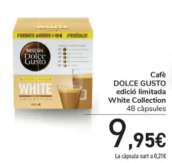 Carrefour Dolce gusto Cafè edició limitada White Collection oferta