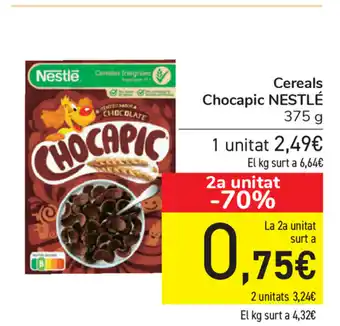 Carrefour Nestlè Chocapic Cereals 375g oferta