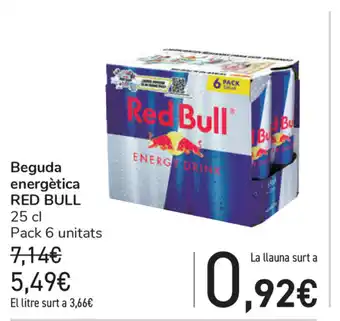 Carrefour Red Bull Beguda energètica 25cl oferta
