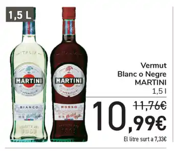 Carrefour Martini Vermut blanc O Negre 1,5 L oferta
