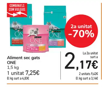 Carrefour One Aliment sec gats 1,5kg oferta