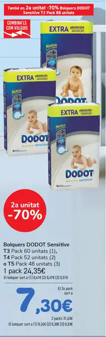 Carrefour Dodot Bolquers Sensitive oferta