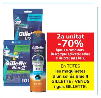 Carrefour Blue ll Gillette i Venus les maquinetes d'un sol ús oferta