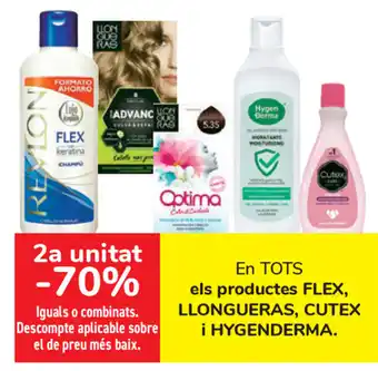 Carrefour Flex, Llongueras, Cutex i Hygenderma oferta