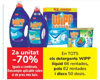 Carrefour WIPP els detergents liquid oferta