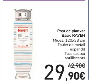 Carrefour Básic Rayen Post de planxar 120x 38cm oferta