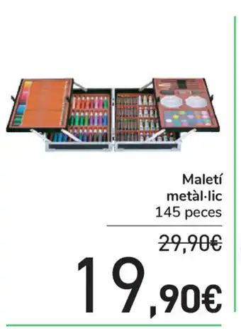 Carrefour Maleti metál-lic 145 peces oferta