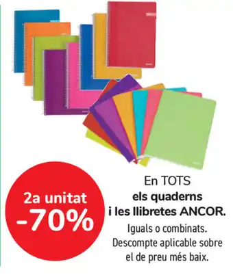 Carrefour Ancor els quaderns i les llibretes oferta