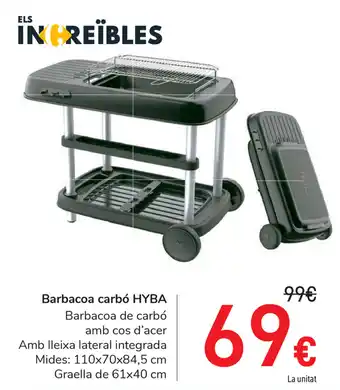 Carrefour Hyba Barbacoa carbó oferta