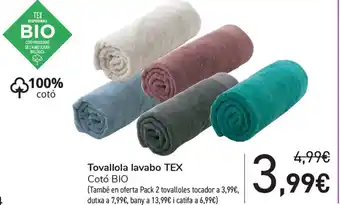 Carrefour Tovallola lavabo TEX oferta