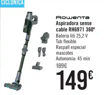 Carrefour ROWENTA Aspiradora sense cable oferta