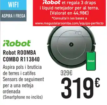 Carrefour Robot Roomba Combo R113840 oferta