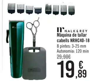 Carrefour Máquina de tallar cabells NRHC40-18 oferta