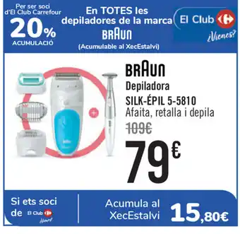 Carrefour Braun Depiladora oferta