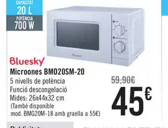 Carrefour Bluesky Microones BMO20SM-20 oferta