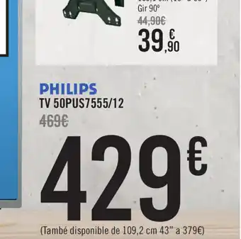 Carrefour Philips TV 50PUS7555/12 oferta