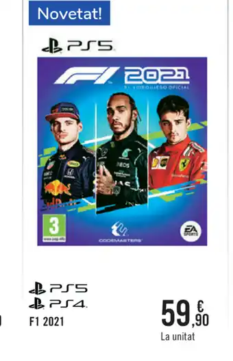 Carrefour PS5 PS4 F1 2021 oferta