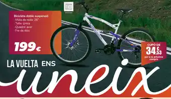Carrefour Bicicleta doble suspensió oferta