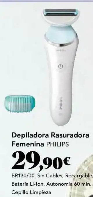 Gadis Depiladora Rasuradora Femenina Philips oferta