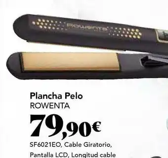 Gadis Plancha Pelo Rowenta oferta