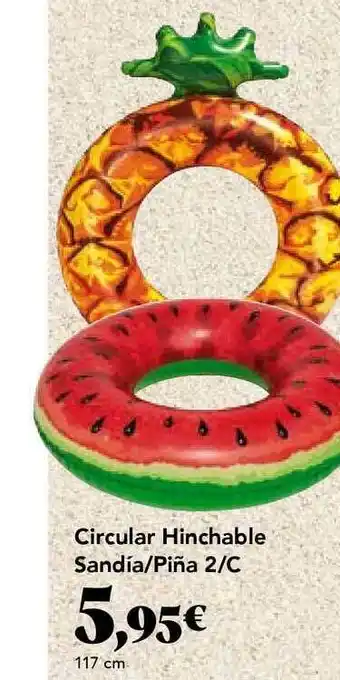 Gadis Circular Hinchable Sandía Piña oferta