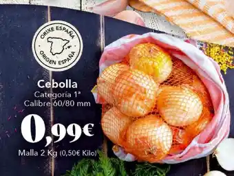 Gadis Cebolla Categoría 1a oferta