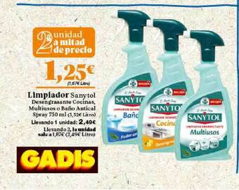 Gadis Limpiador Sanytol oferta