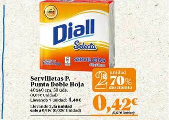Gadis 2a Unidad 70% Descuento Servilletas P. Punta Doble Hoja oferta