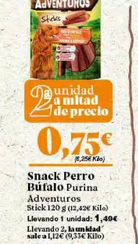 Gadis Snack Perro Búfalo Purina oferta